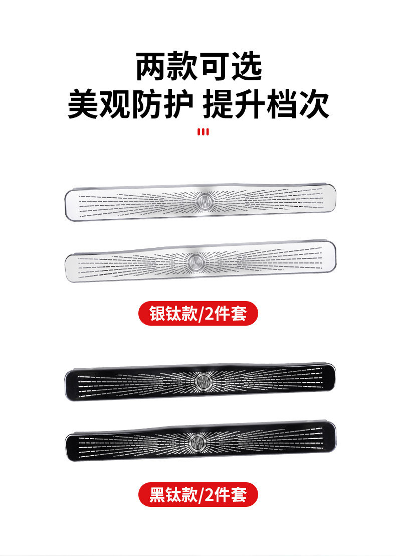 Suitable for 19-26 Models of Audi New A6L Air Conditioning Vent Under-Seat Protective Dust Cover Modified Interior Decoration Accessories