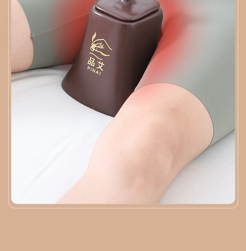 Purple Clay Moxibustion Device Home Warm Therapy Tool for Personal Care and Spa Use 2-3kg quality and texture