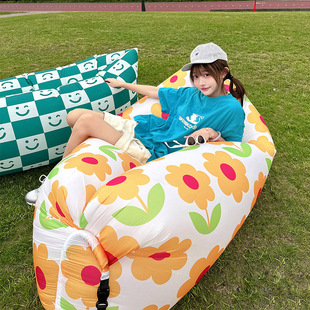 Music Festival Inflatable Sofa Outdoor Inflatable Sofa Picnic Outing Egg Roll Table