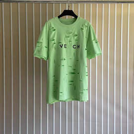 天花板版本现货高品质GV家新款破坏短袖T恤五个颜色现货男女同款T