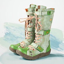 TMA EYES 冬季女式新款百搭中筒靴休闲加绒加厚款舒适女靴