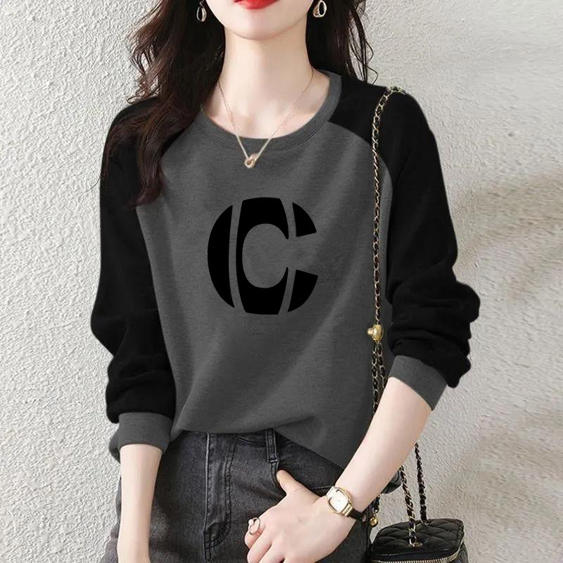 Double-Sided Velvet Round Neck Long-Sleeved T-Shirt for Women in Early Autumn New Style Inner Layering Shirt Design Niche Slimming Look Top Trendy Double-Sided Velvet Round Neck Long-Sleeved T-Shirt for Women in Early Autumn New Style Inner Layering Shirt Design Niche Slimming Look Top Trendy