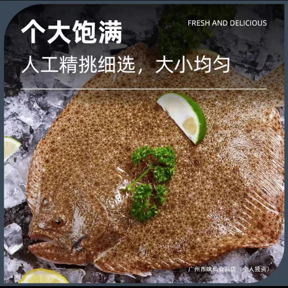 多宝鱼鲜活超大比目鱼新鲜鸦片鱼鲽鱼特大偏口海鱼八宝鱼海鲜水产
