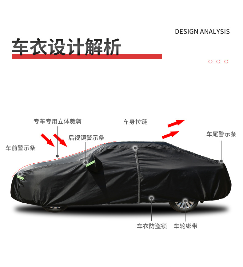 Wholesale Car Covers for Thousands of Models, Sun-Proof, Rain-Proof, Heat-Insulating, Thickened, Universal Car Covers, Full Coverage