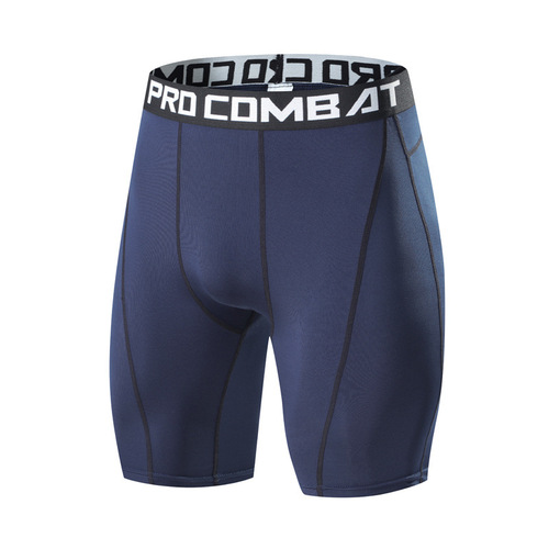  tight shorts men's quick-drying sports fitness pants high elastic training running track and field breathable five-point leggings