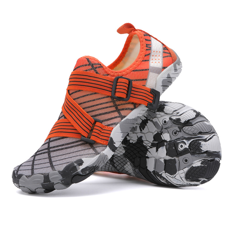 Nuevos zapatos de retroceso al aire libre, zapatos de playa transpirables, zapatos de natación de snorkel antideslizante, zapatos de montaña para hombres y mujeres