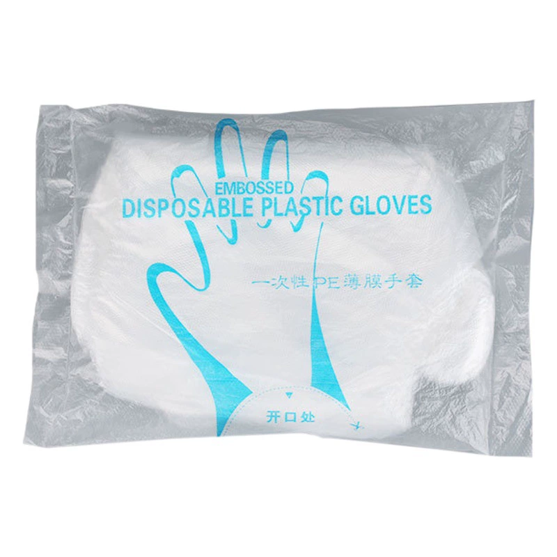 Одноразовые перчатки 100 кейтеринг пищевая пластиковая пленка перчатки прозрачные утолщенные барбекю на вынос косметический маска для рук