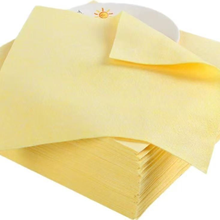 Thickened 3m Loofah Dishcloth, Kitchen-Specific Non-Greasy Dishwashing Towel, Easy to Clean, Tiktok Popular Yellow Upgraded Version