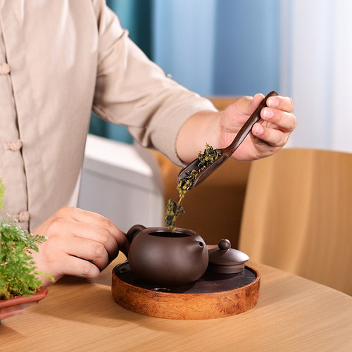 Creative tea spoon tea set accessories tea spoon tea scoop tea shovel measuring spoon Gongfu tea tea leaf spoon logo