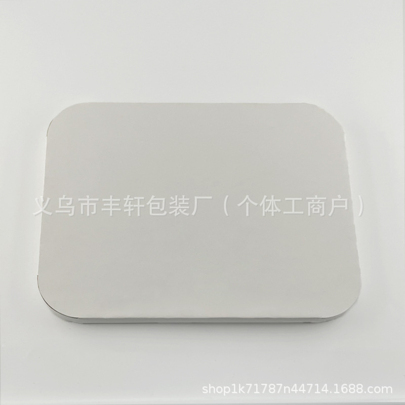 Placa de transferencia de bandeja cuadrada de ángulo redondeado, base de pastel, papel de panal corrugado, almohadilla de pastel, base de pastel, cartón de base