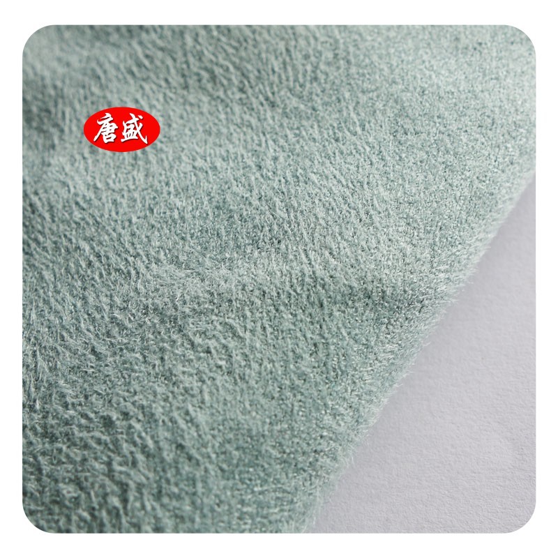 厂家供应 RPET麂皮绒面料 200D经向麂皮绒服装面料 现样 量大从优