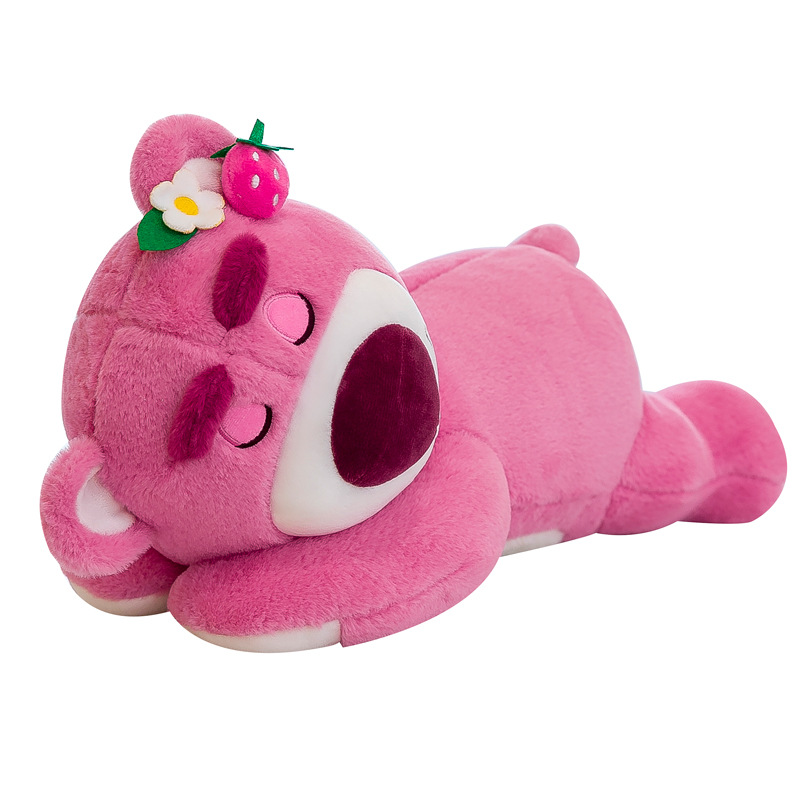 Oso de fresa almohada edredón de doble uso dos-en un coche aire acondicionado edredón cojín de oficina niños siesta manta regalo