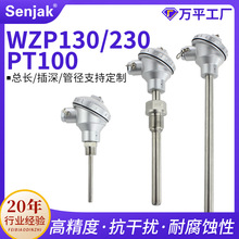 WZP-130/230热电阻 PT100装配式热电阻 温度传感器 多规格制作