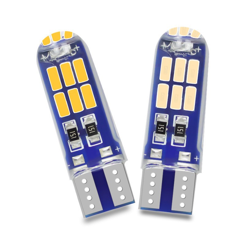 Luz de ancho LED de coche nuevo transfronterizo T10 4014 15led luz de matrícula T10 15smd