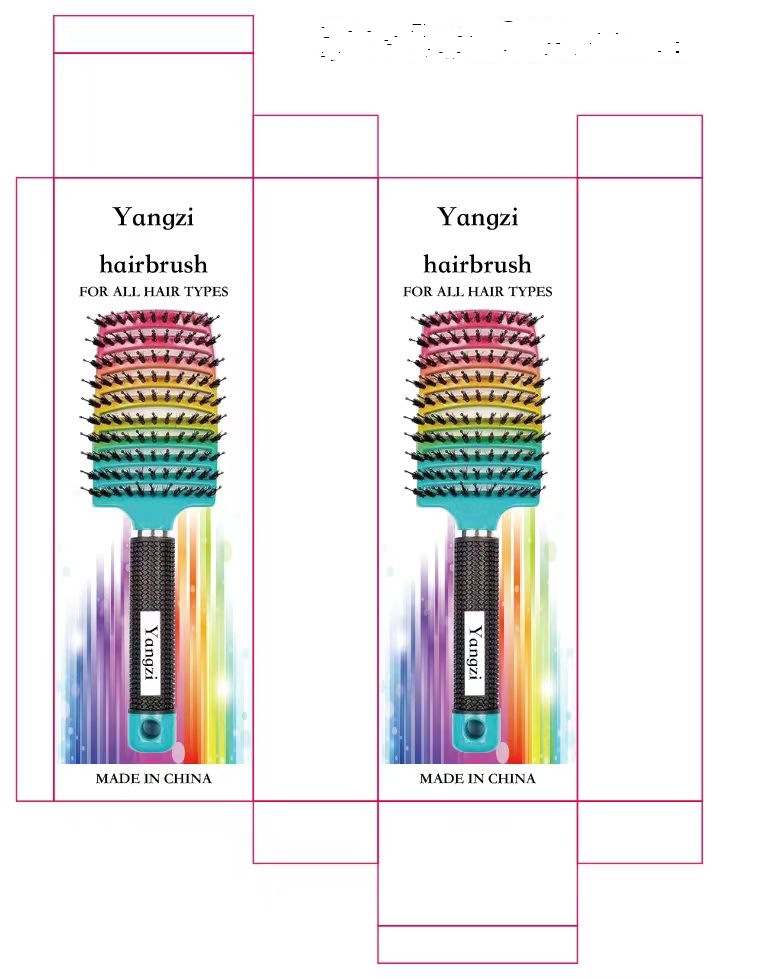 Mente de cerdo macarón costillas de cabello largo estilo casero cabello masaje transfronterizo cabello claro