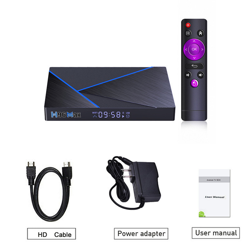 H96 Max V56セットトップボックスRK3566 4GB/32G dualwifiアンドロイド12 BTプレーヤー|undefined