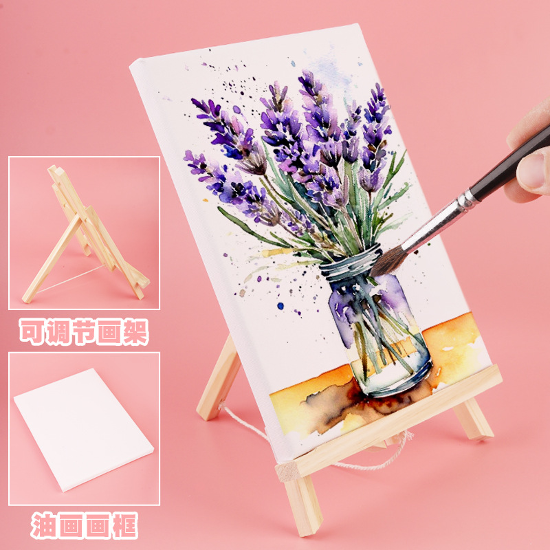 Wooden desktop easel desktop sketch oil easel art display easel angle adjustable manufacturers supply cross-border