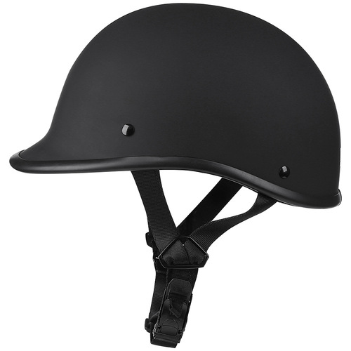 American Retro Motorcycle Half Helmet Men Electric Motorcycle Helmet Half-Domed Harley Helmet Women Safety Hat Carbon Fiber