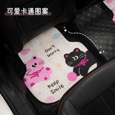 Mat Cute Cat Dirty Resistant | Universal Foot Pad