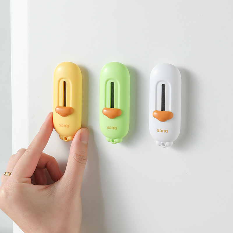 Cuchillo de desembalaje de succión magnética, rebote automático expreso, mini cuchillo de uso general compacto portátil, desembalaje de oficina, artefacto de sobre