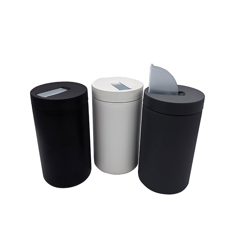 304 acero inoxidable mate mate té latas de té latas de café con latas de bocadillos volcado al por mayor transfronterizas