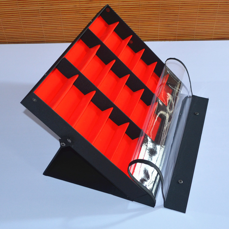 Caja de exhibición de gafas directas de fábrica 18 gafas multifuncionales caja de exhibición de gafas de sol caja de exhibición