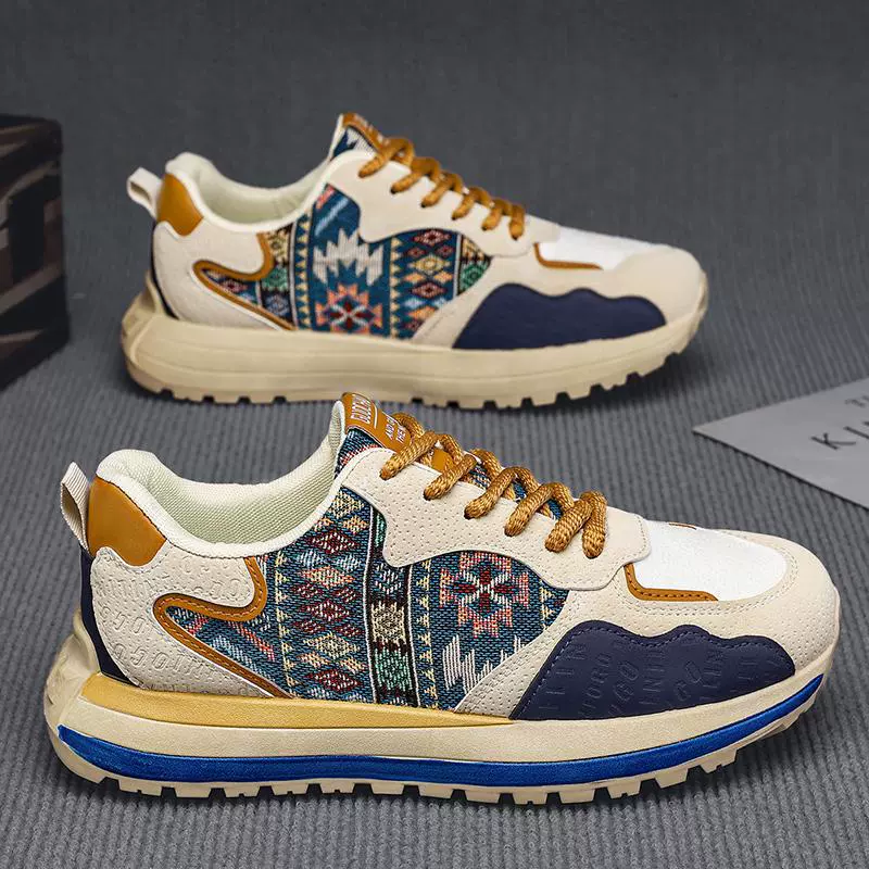 Мужские кроссовки на толстой подошве, повседневные спортивные кроссовки для бега