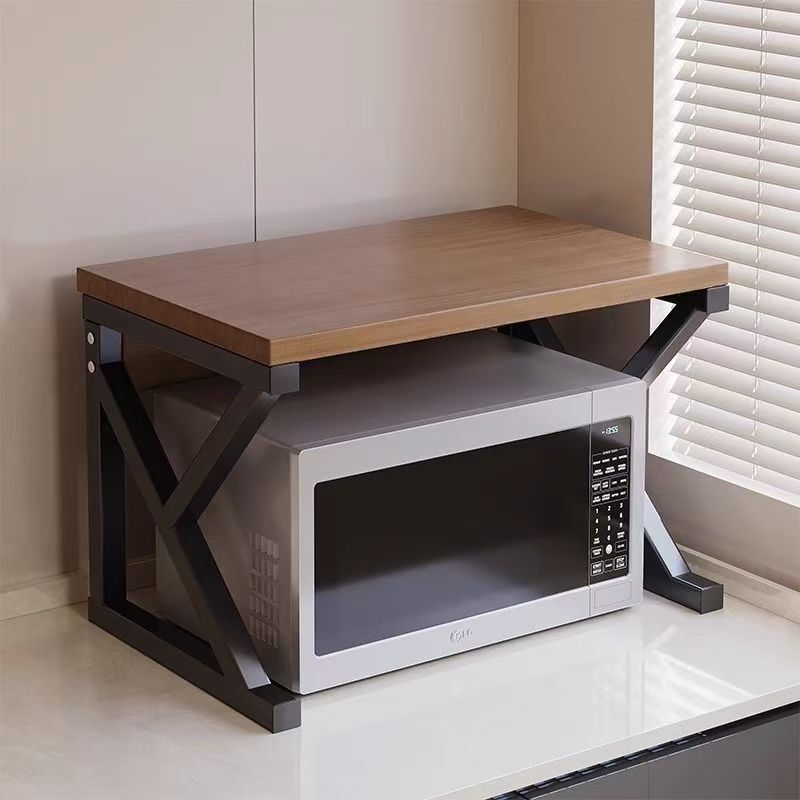 Kitchen Microwave Oven Rack Countertop Oven Tray Bracket Household Multi-Function Rice Cooker Storage Rack Kitchen Microwave Oven Rack Countertop Oven Tray Bracket Household Multi-Function Rice Cooker Storage Rack