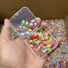 抖音发光树脂海龟摆件新款迷你小乌龟夜光彩色网红对对碰玩具diy