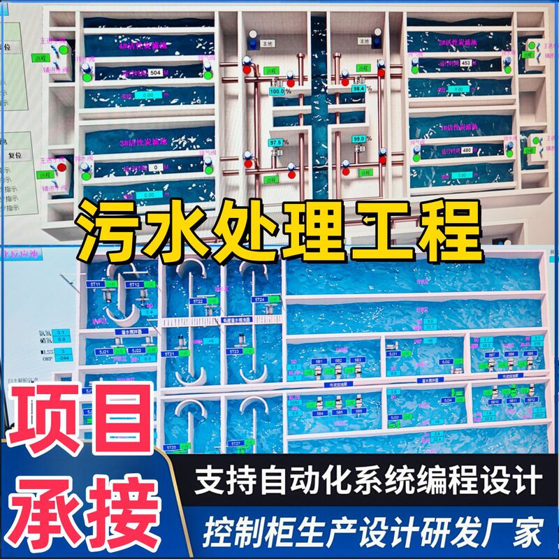 Plc Sewage Treatment Control Cabinet, Chemical Sewage Deodorization Equipment Control Cabinet, Domestic Water Treatment Control System