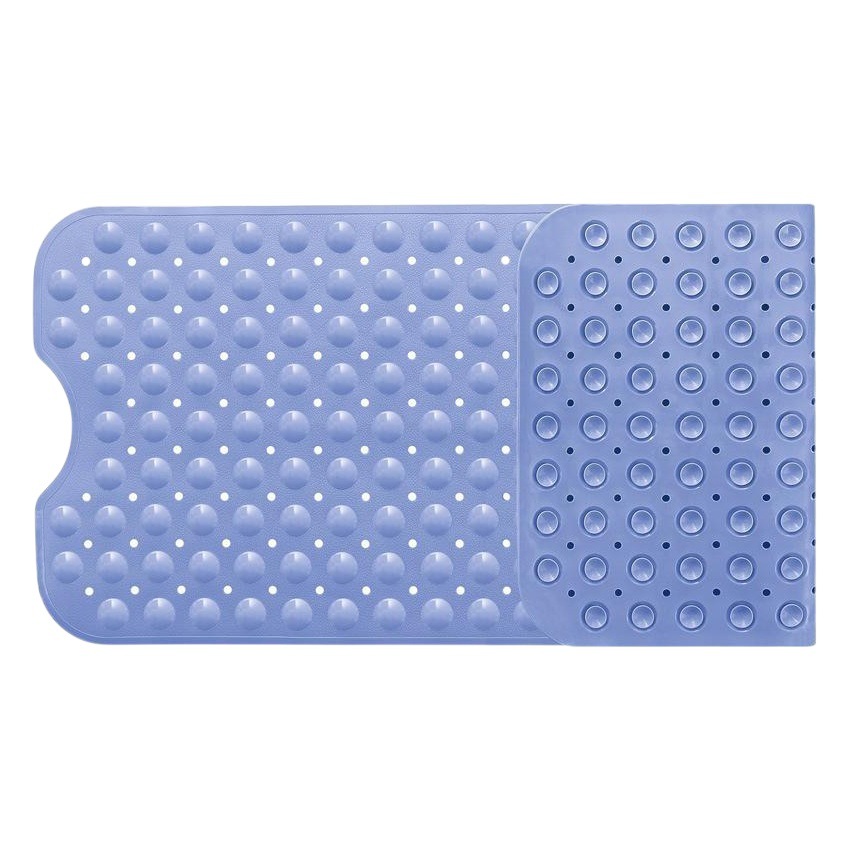 100*40cm extendido PVC baño antideslizante estera baño bañera estera con ventosa alfombra del piso Amazon