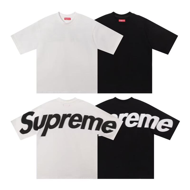 Cross-Border Foreign Trade High-Quality Authentic Sup Trendy Brand Ss26 T-Shirt American Street Fashion Unisex Couple Short-Sleeve T-Shirt