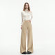 XK18 New khaki American Retro Casual Pants Women's 2025 Spring and Summer Slimming Spice Girls All-match Pants