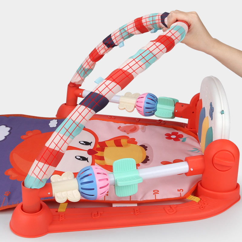 Popular transfronteriza bebé pedal piano fitness rack manta inteligencia bebé recién nacido de tres meses de edad bebé pedal de juguete