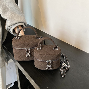 Retro Frosted Crossbody Bag Women's Small Bag Portable Bucket Bag Mini Bag Women's Bag
