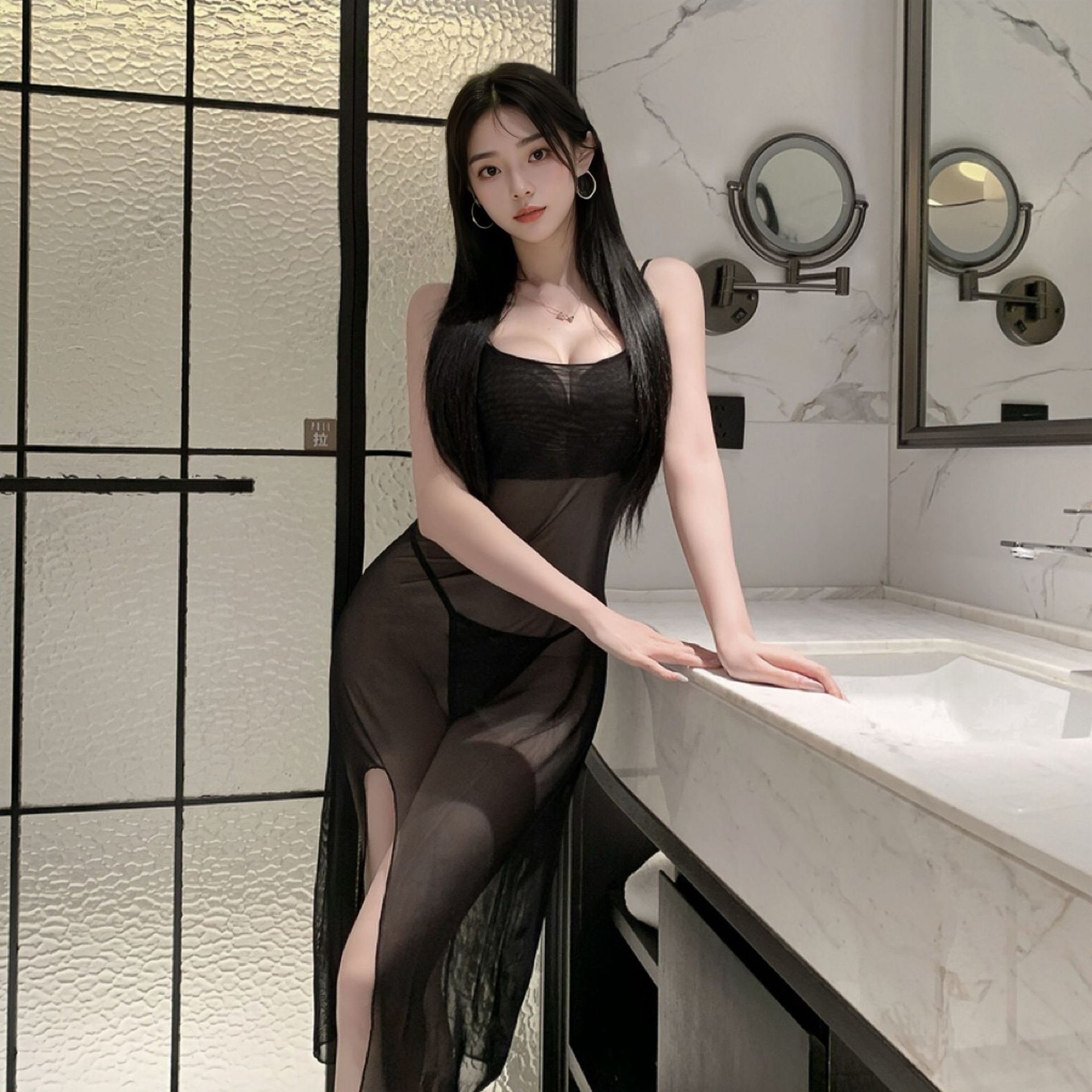 잠옷 6567 블랙