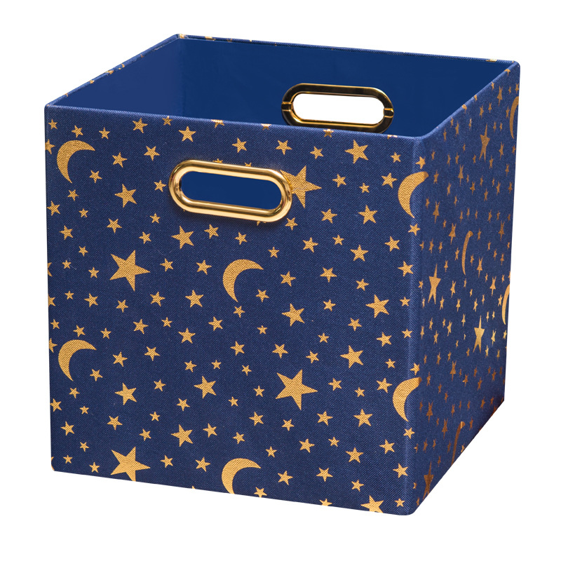 家居棉麻折叠收纳盒布艺帆布收纳箱儿童衣服收纳筐卡通玩具储物箱