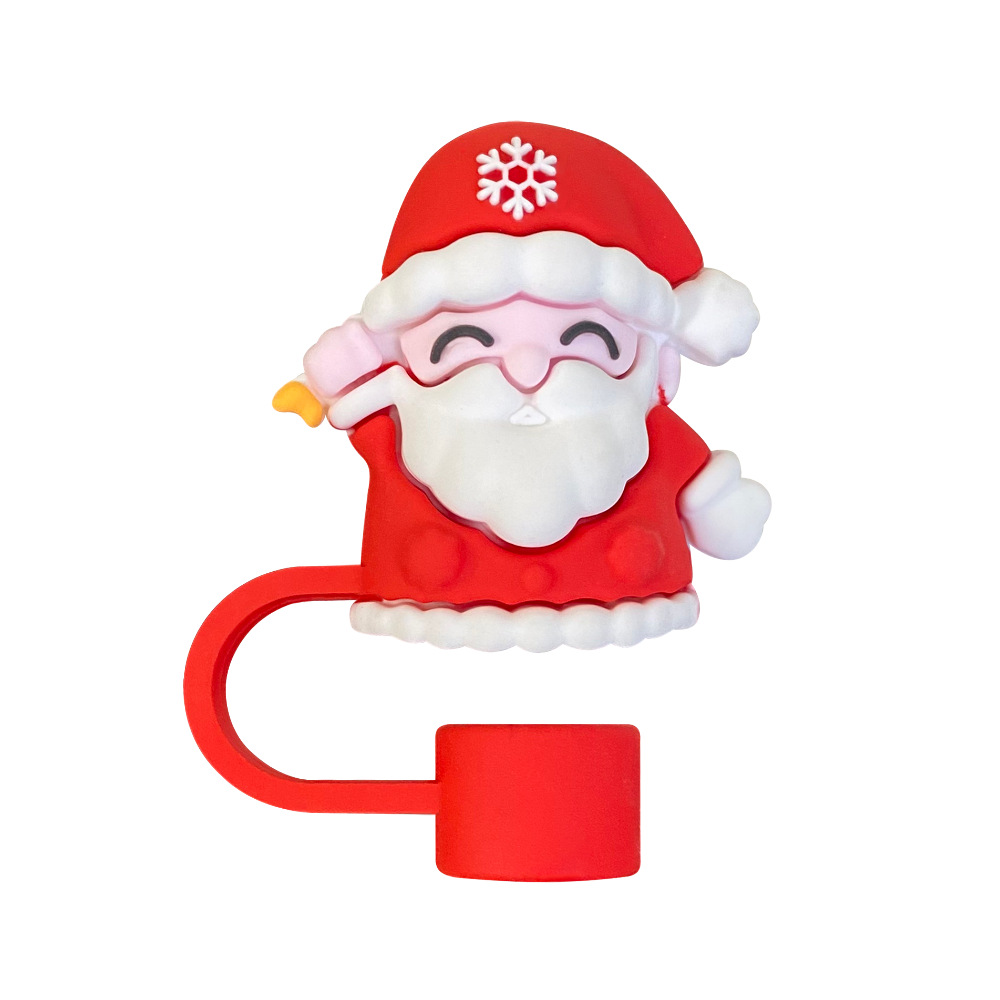 Funda de paja de Santa Claus