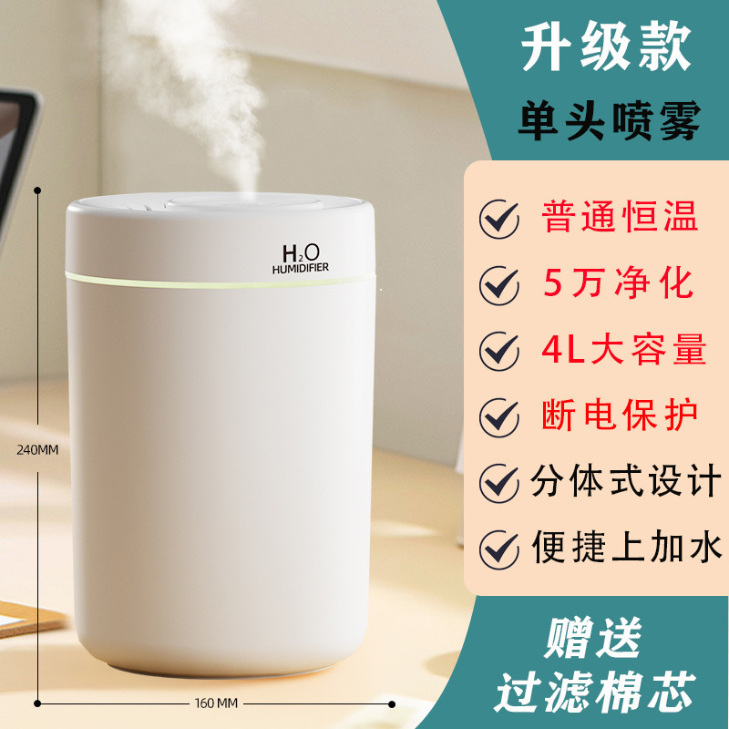2025新款USB加湿器家用卧室办公室桌面空气教室补水喷雾礼品便携|undefined