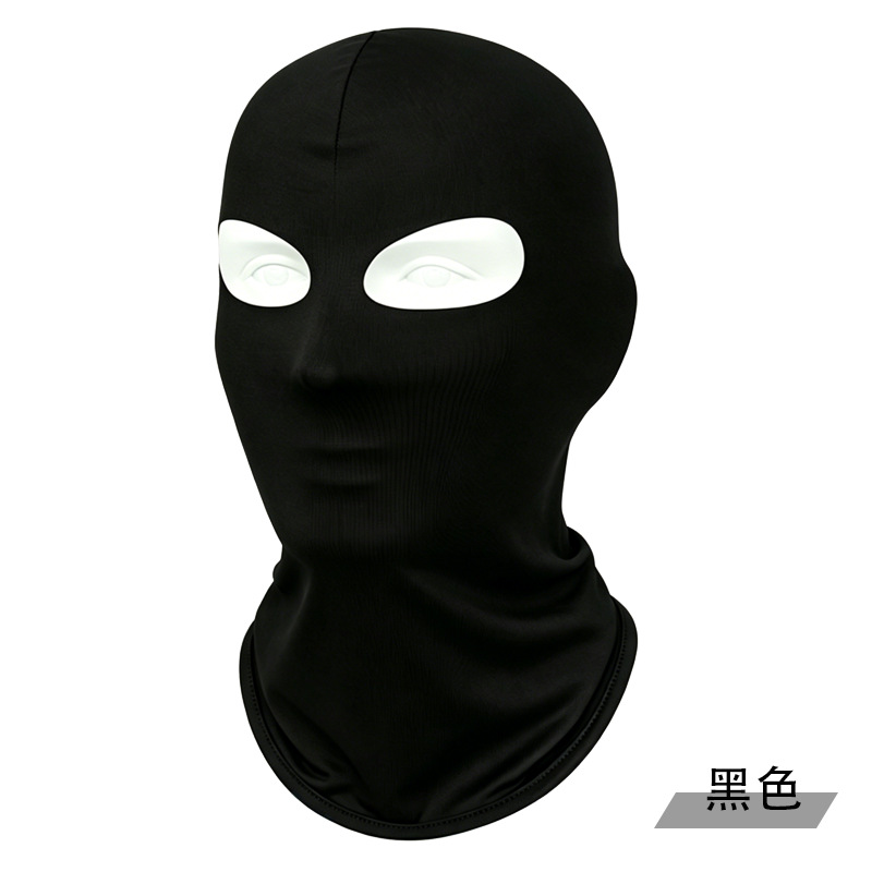 Ciclismo máscara de hielo protector solar respirante al aire libre polvo protector de cuello facial cubierta de cabeza para hombres y mujeres máscara de secado rápido a prueba de viento de verano