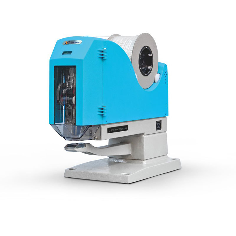 Fuente fabricante máquina de tarjetas de cintura jeans plisado aguja trapezoidal máquina toalla joyería etiqueta máquina de embalaje fija al por mayor