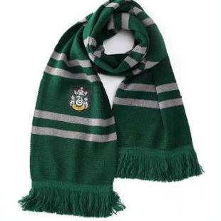 Autumn and Winter Fashion Striped Warm Knitted Scarf Harry Potter Academy Style Wool Scarf