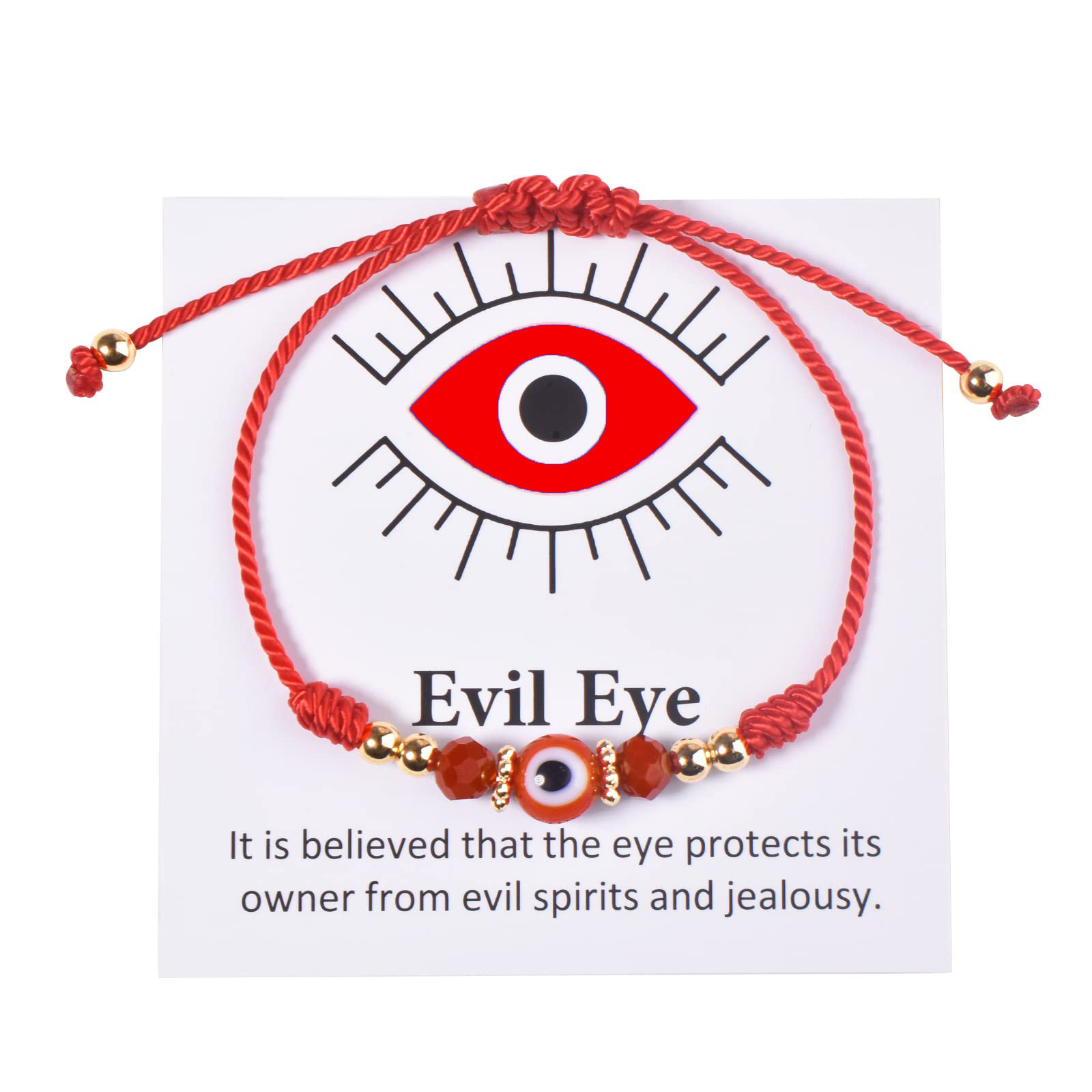 Bracelets Classification Daily Occasion Fashion Devil'S Eye Arylic Rope String Bracelets Wholesale