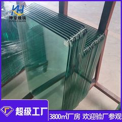ガラス工場生産 6/8/10mm フラットパネル強化ガラス透明ガラス深加工微研削面取り強化ガラス