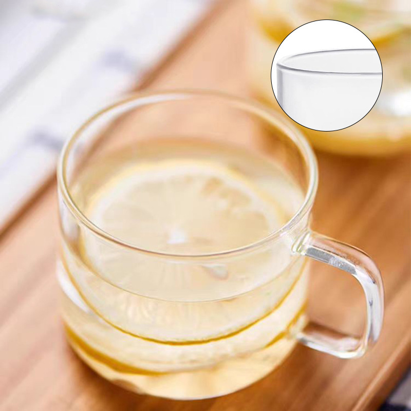 高硼硅带把品茗杯加厚迷你茶杯功夫茶具水杯透明耐热玻璃杯小茶杯|undefined