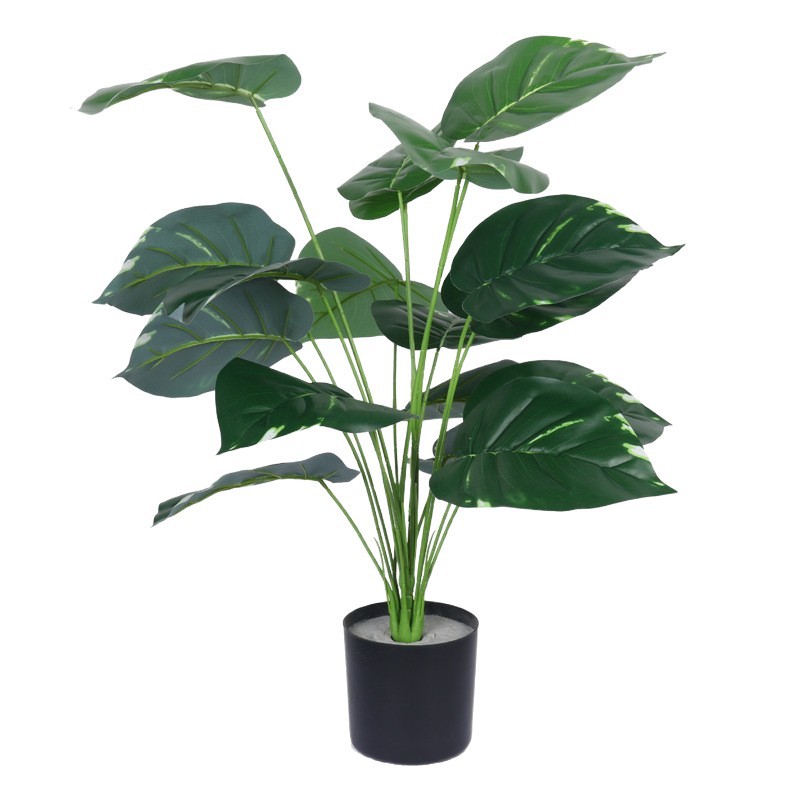 Planta Artificial Guanyin en Maceta de Plástico para Sala de Estar