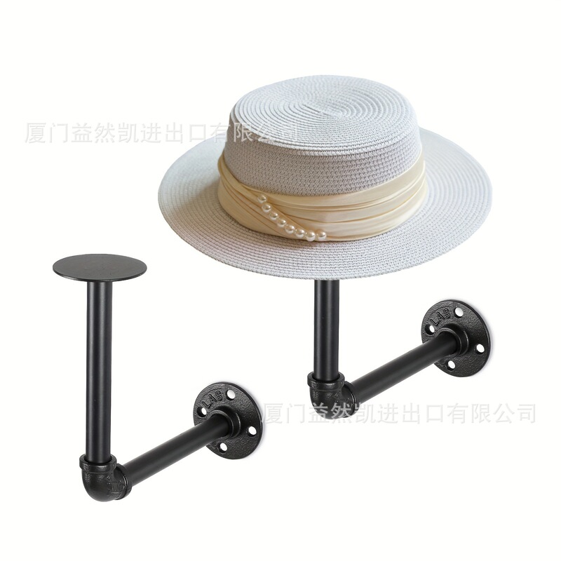 2 Hat Racks for Wall-Mounted Hat Storage, Hat Racks for Baseball Caps, Adhesive for Wall Hanging