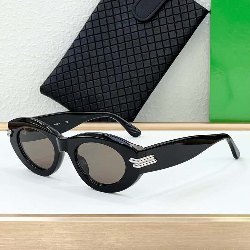 Bv1322 Cat Eye Women's New High-End Plate European and American Fashion Sunglasses Sunscreen Hot Girl Cross-Border Baojia Trendy Sunglasses