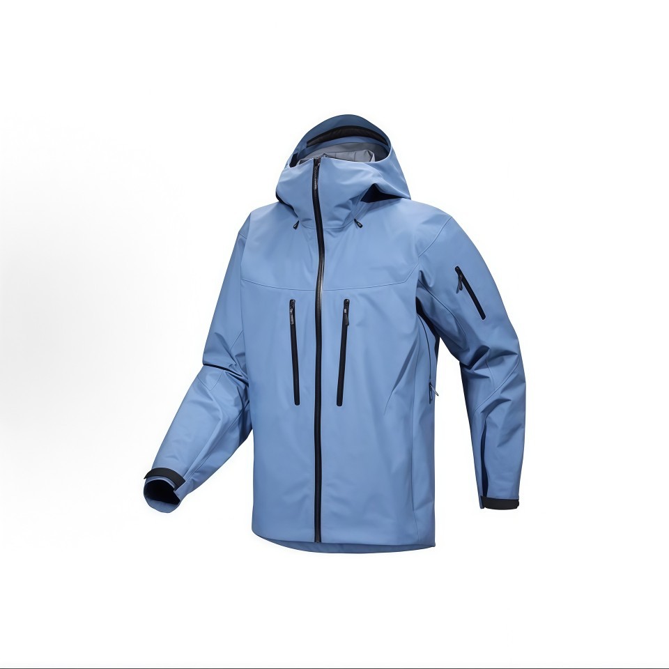 2026 nuevo Taizhou tres puertas vestir de asalto concha dura de goma desbordante montaña a prueba de viento y abrazadera de plumón de hombre y mujer abrigo casual