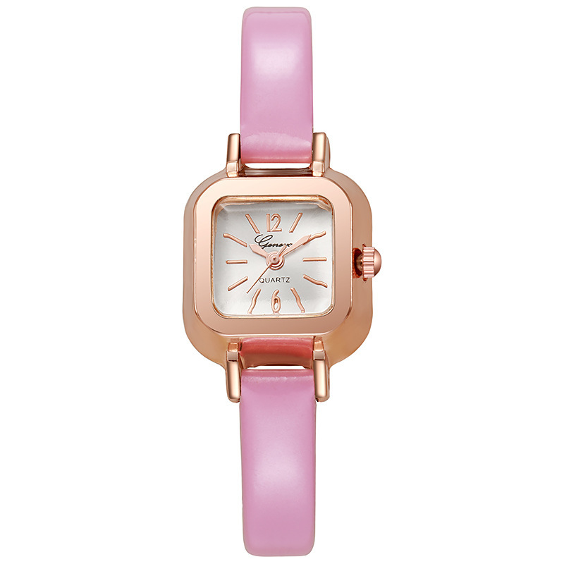 Reloj cuadrado retro simple para niñas pequeño reloj retro casual para estudiantes estilo coreano ins moda reloj para mujer